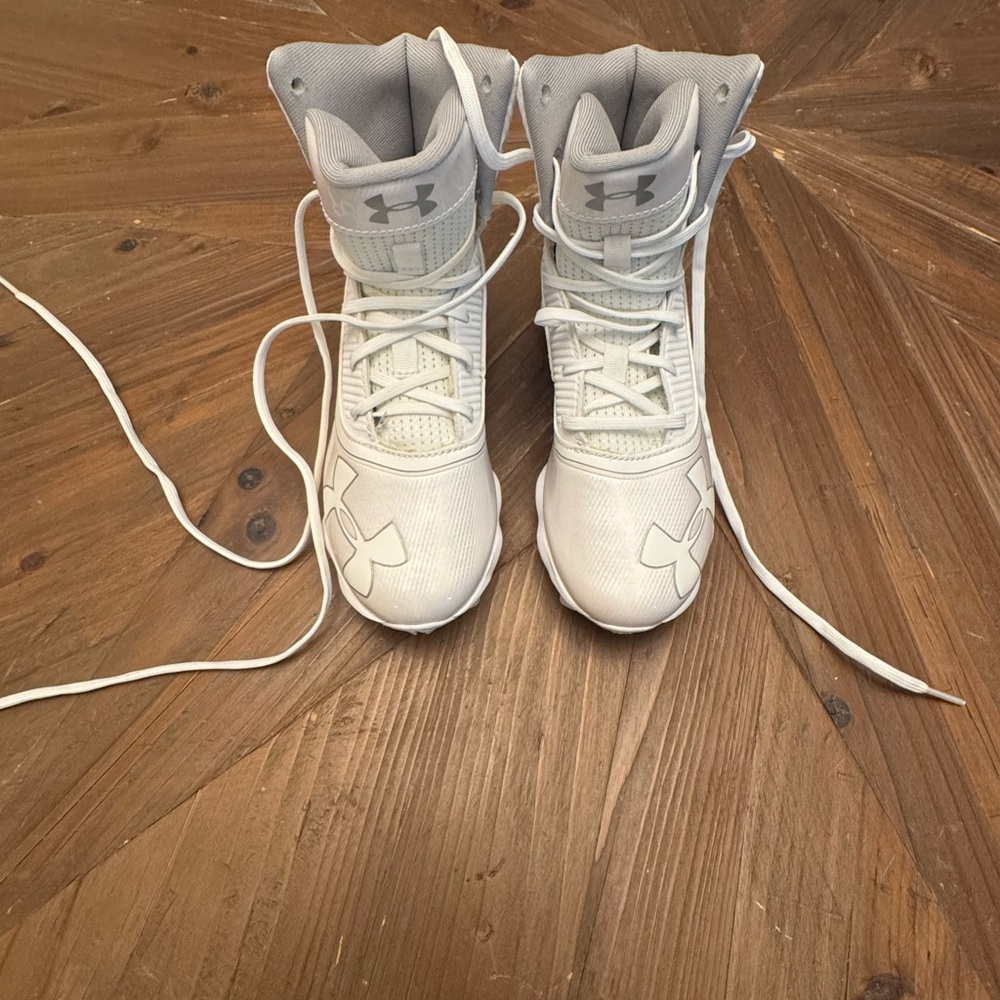 Under Armour Kids' White High-Top Sneakers